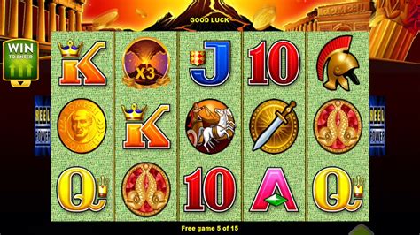 pompeii deluxe slot machine.